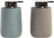 Zeepdispenser DKD Home Decor ABS Dolomite (9 x 9 x 14,5 cm) (2 Stuks)