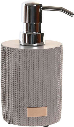 Zeepdispenser DKD Home Decor Grijs Cement Polypropyleen