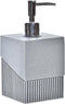 Zeepdispenser DKD Home Decor Grijs Zilverkleurig Hars Polypropyleen