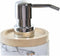 Zeepdispenser DKD Home Decor Marmer Wit Natuurlijk Hars Natuurlijk rubber Plastic