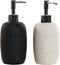 Zeepdispenser DKD Home Decor PVC Keramiek Scandinavisch 8 x 8 x 18 cm (2 Stuks)