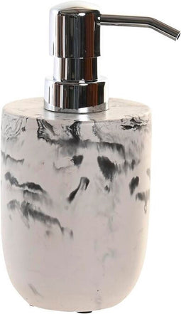 Zeepdispenser DKD Home Decor Zwart Cement Wit