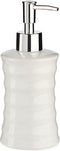 Zeepdispenser Golven Keramisch Metaal Wit (260 ml) (12 Stuks)