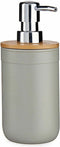 Zeepdispenser Grijs Bamboe Polypropyleen 350 ml (6 Stuks)