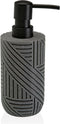 Zeepdispenser Grijs Zwart (7,3 x 18 x 7,3 cm)