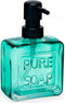 Zeepdispenser Pure Soap 250 ml Kristal Groen Plastic (12 Stuks)