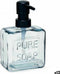 Zeepdispenser Pure Soap 250 ml Kristal Zwart Plastic (12 Stuks)