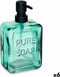 Zeepdispenser Pure Soap Kristal Groen 570 ml (6 Stuks)