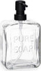Zeepdispenser Pure Soap Kristal Transparant Plastic 570 ml (6 Stuks)