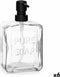 Zeepdispenser Pure Soap Kristal Transparant Plastic 570 ml (6 Stuks)