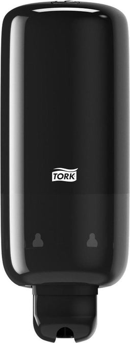 Zeepdispenser Tork S11 Elevation vloeibare en sprayzeep hygienisch zwart 560008