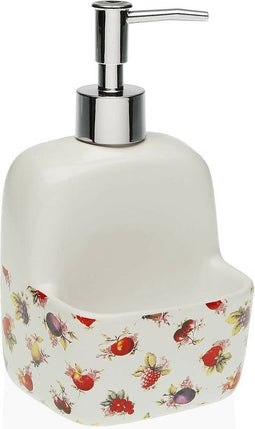 Zeepdispenser Versa Strawberry Keramisch (9,4 x 17,8 x 10,5 cm)