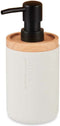 Zeepdispenser Wit Hout Hars Plastic (6 Stuks)