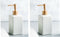 Zeepdispenser Zeeppompje Keramiek Wit 350ml set van 2 stuks
