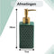 Zeepdispenser / Zeeppompje - Porselein Collectie - Groen - 350ml - Keramiek - 7x7x18cm
