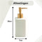 Zeepdispenser / Zeeppompje - Porselein Collectie - Wit - 350ml - Keramiek - 7x7x18cm
