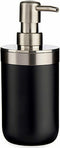 Zeepdispenser Ziverachtig Zwart Roestvrij staal Plastic (350 ml) (6 Stuks)