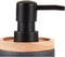 Zeepdispenser Zwart Hout Hars Plastic (6 Stuks)
