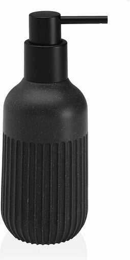 Zeepdispenser Zwart Plastic (6,5 x 18,5 x 6,5 cm)