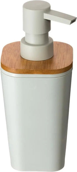 Zeeppompje - Wit - Handmatig - Bamboe - 500 ml zeepdispenser