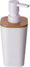 Zeeppompje - Wit - Handmatig - Bamboe - 500 ml zeepdispenser