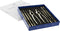 Zeevruchtenset DKD Home Decor Gouden Roestvrij staal 8 Onderdelen (3 x 3 x 15 cm)