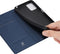 Dux Ducis Motorola Moto E22 - Slim Softcase Bookcase - Pasjeshouder - Donkerblauw