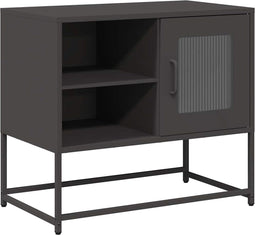 vidaXL - Tv-meubel - 68x39x60,5 - cm - staal - zwart