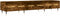vidaXL - Tv-meubel - 150x36x30 - cm - bewerkt - hout - gerookt - eikenkleurig