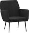 VDXL Fauteuil 62x79x79 cm fluweel zwart
