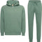 Mario Russo Trainingspak Achilles - Huispak - Joggingpak - Hoodie - Duck Green - maat L