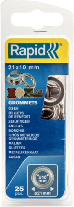 Zeilringen rapid ø21x10mm - 5 stuks