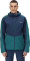 Regatta Highton Ii Outdoorjack Heren Marineblauw/turquoise Maat L