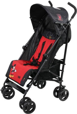 Nania Luxe Jet Cane Stroller (6-36 maanden) - kantelen, licht en compact - vouwen met een hand - Disney Mickey