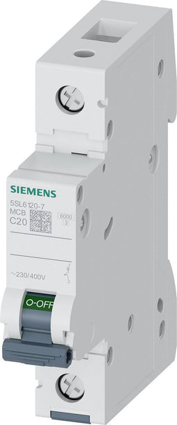 Zekeringautomaat 1-polig 20 A Siemens 5SL61207