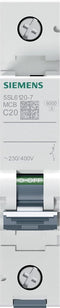 Zekeringautomaat 1-polig 20 A Siemens 5SL61207