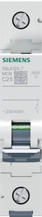 Zekeringautomaat 1-polig 25 A 230 V, 400 V Siemens 5SL61257