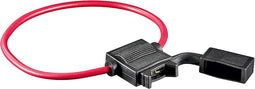 Zekeringhouder voor Autozekering - 1mm2 uiteindes - Zwart/Rood