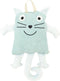 Deken Crochetts Deken Groen Kat 115 x 115 x 2 cm