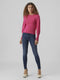 VERO MODA VMHOLLYKARISPUFF LS O-NECK PULLOV GA BOO Dames Trui - Maat XL - Viscose/Polyester/Nylon