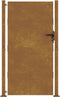 vidaXL - Poort - 105x205 - cm - cortenstaal