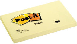 Zelfklevende briefjes Post-it CANARY YELLOW 7,6 X 12,7 cm Geel (76 x 127 mm) (12 Stuks)