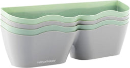 Zelfklevende schoenenrekken Shohold InnovaGoods Pakket van 4 stuks