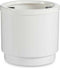 Zelfwaterende bloempot Wit Polypropyleen (26 x 25 x 26 cm) (4 Stuks)
