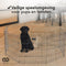 Infinity Goods Puppyren - Hondenren - 8 Panelen - 60 x 76 CM - 608 CM Omtrek - Opvouwbaar - Met Deur