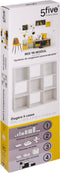 Five - Opbergkast - 9-Vaks - Wit - 100,5x100,5x32 cm