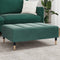 vidaXL - Voetenbank - 77x55x31 - cm - fluweel - donkergroen