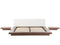 ZEN - Futon tweepersoonsbed - Lichte houtkleur - 160 x 200 cm - MDF