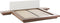 ZEN - Futon tweepersoonsbed - Lichte houtkleur - 160 x 200 cm - MDF