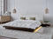 ZEN - Tweepersoonsbed LED - Donkerhout - 160 x 200 cm - MDF